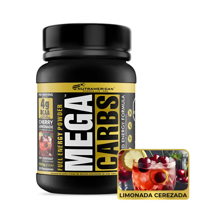 Mezcla de Carbohidratos Mega Carbs de Nutramerican Pharma en Bogota