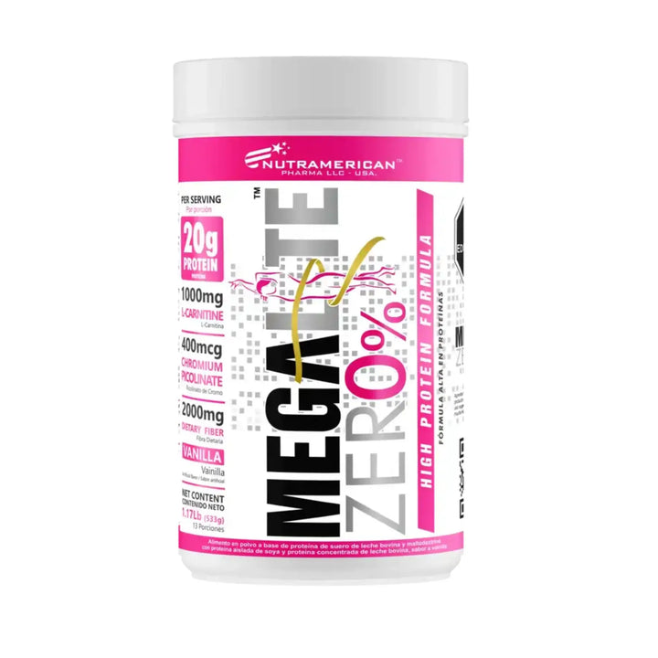 Proteina Mega Lite Zero de Nutramerican Pharma